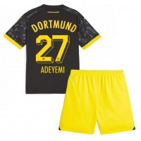Borussia Dortmund Karim Adeyemi #27 Vieras Peliasu Lasten 2023-24 Lyhythihainen (+ Lyhyet housut)
